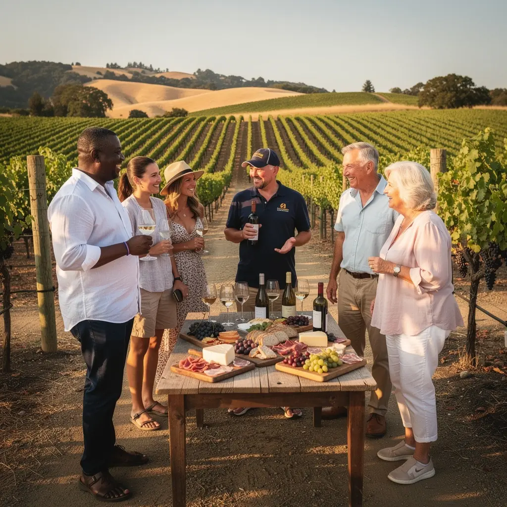 Scena z rynku, gdzie lokalni producenci sprzedają swoje produkty bezpośrednio klientom.